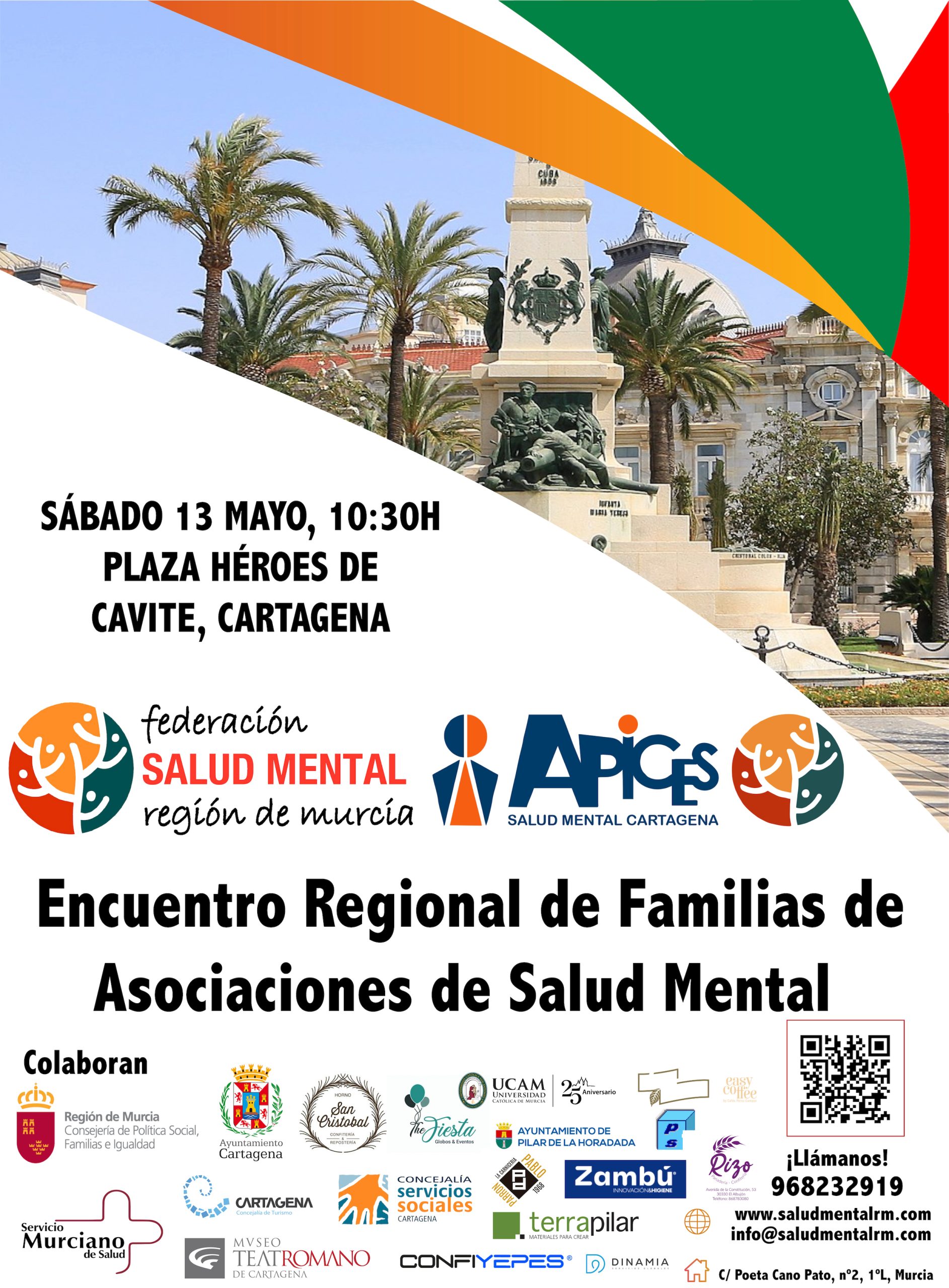 Cartel del XXI Encuentro Regional de Familias de Asociaciones de Salud Mental 